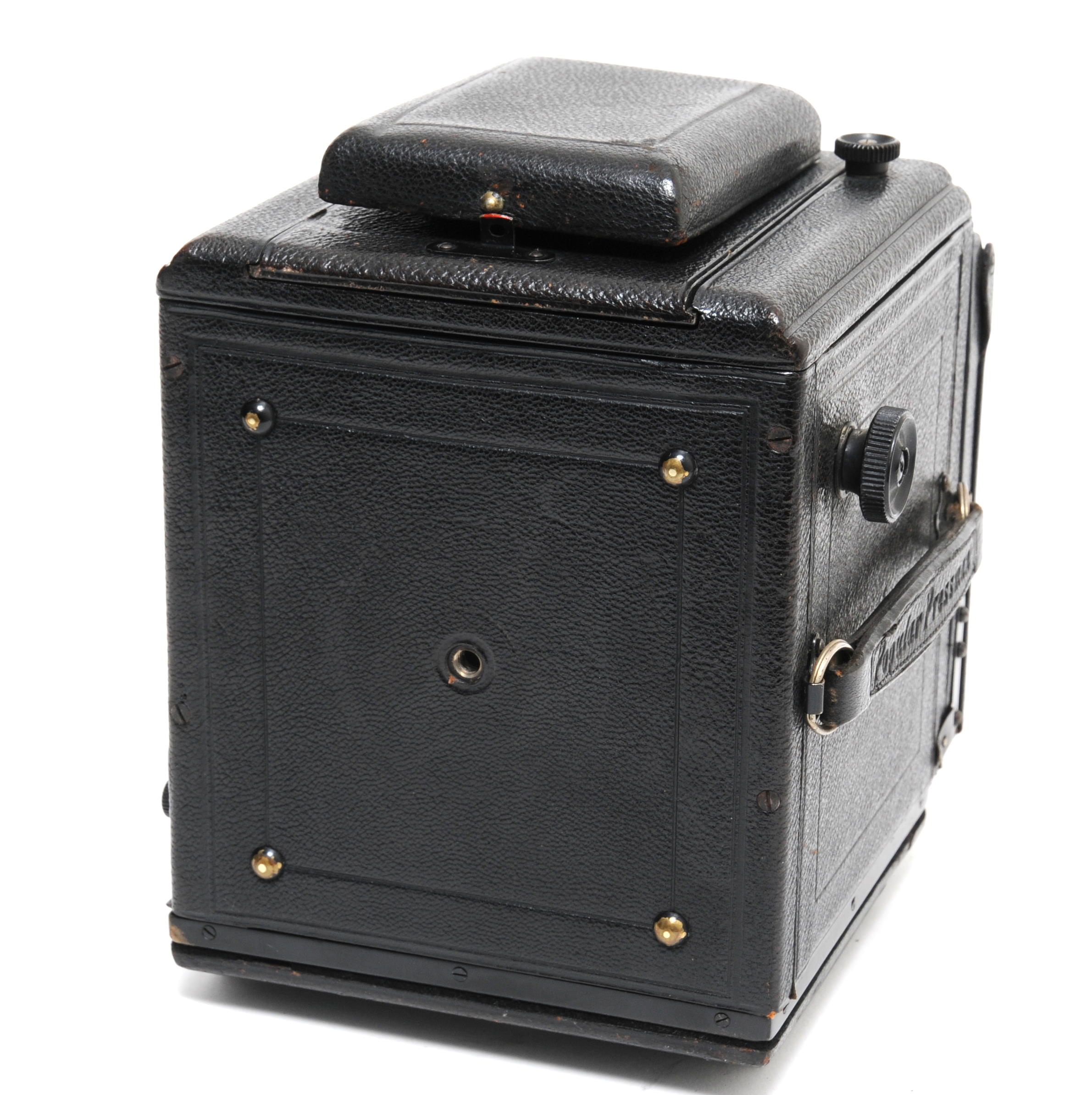 Popular Pressman folding camera Houghton-Butcher w. Zeiss Jena Triotar 4.5/15cm